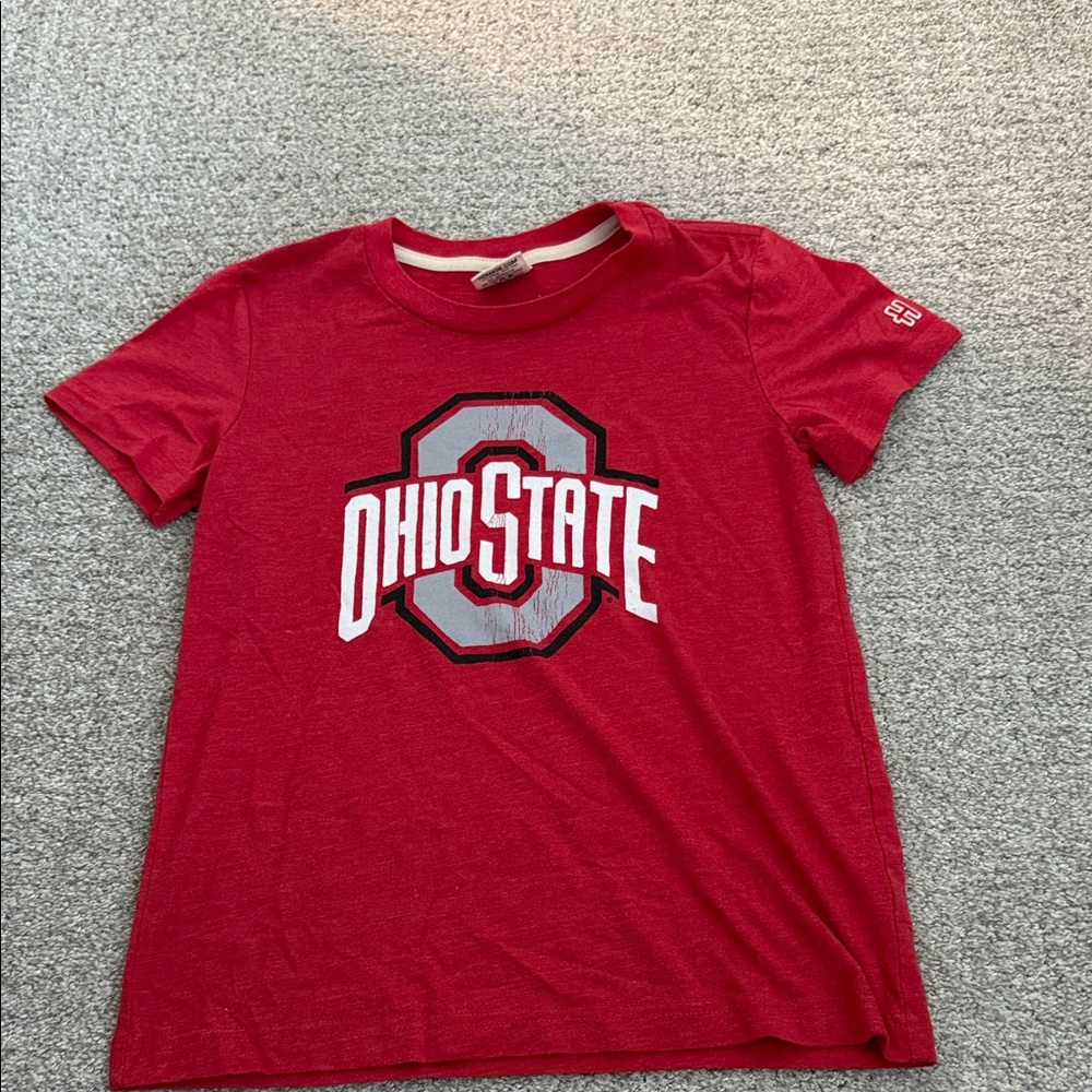 HOMAGE Ohio State Kids Red Tee